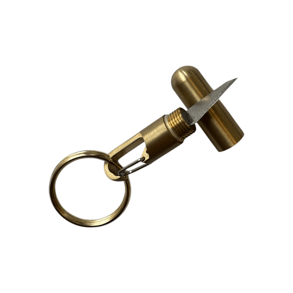 Brass Hidden Utility Knife - Hudson’s Hill