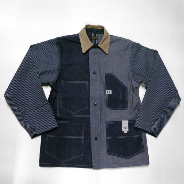 Hudson Overall Company Chore Coat - 2x1 Cone Denim - Hudson’s Hill