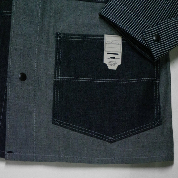 Hudson Overall Company Chore Coat - 2x1 Cone Denim - Hudson’s Hill