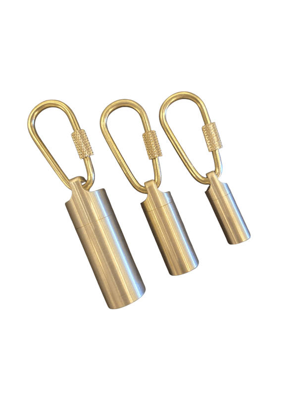 Solid Brass Water Tight Container - Hudson’s Hill