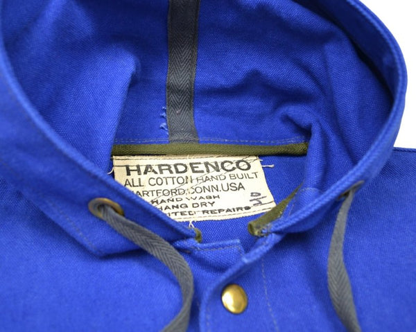 HARDENCO - Waxed Canvas Rain Jacket Blue - Hudson’s Hill