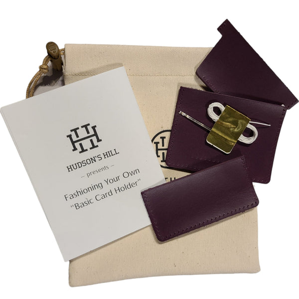 HH DIY Kit - Leather Card Holder - Hudson’s Hill