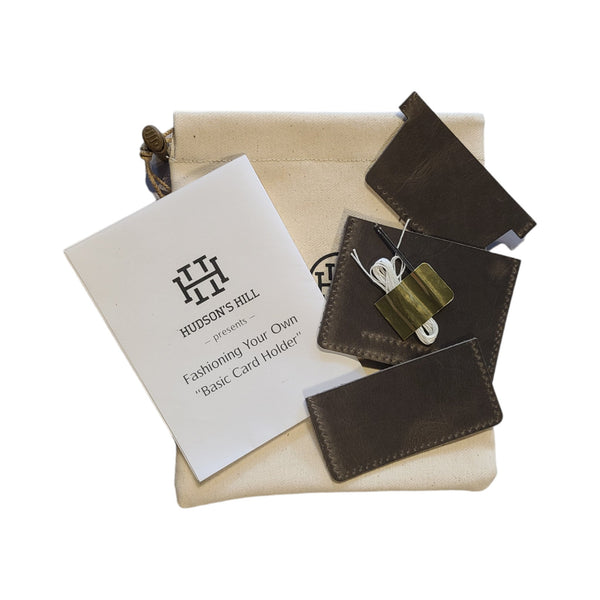 HH DIY Kit - Leather Card Holder - Hudson’s Hill
