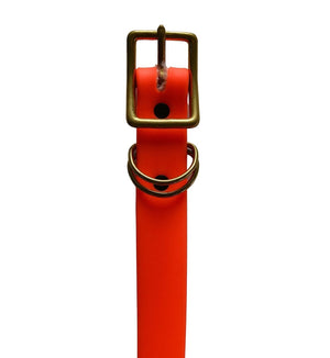 HH Safety Orange Large Breed Dog Collar - Hudson’s Hill