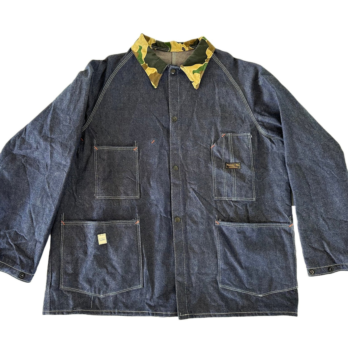 Hudson Overall Company Raglan Sleeve Chore Coat -- Camo