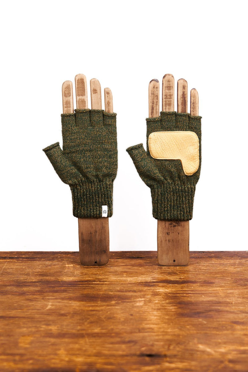 Upstate Stock Ragg Wool Fingerless Gloves