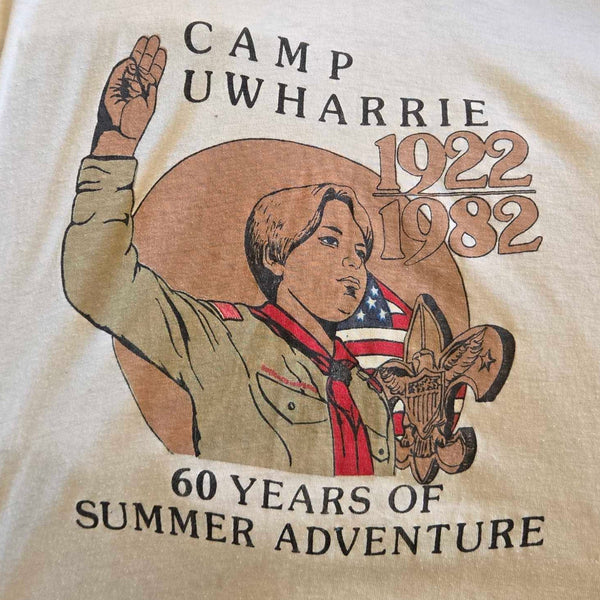 1982 Camp Uwharrie Tee sz L - Hudson’s Hill