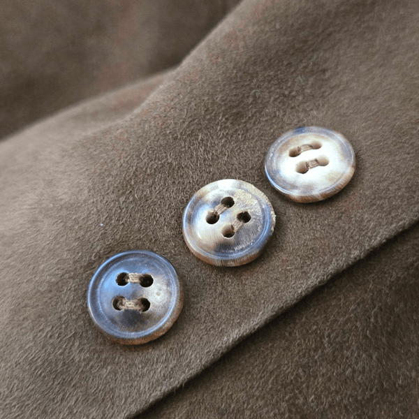 Chocolate Brown Vintage Suede Blazer - Hudson’s Hill