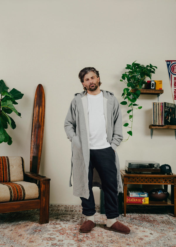 French Terry Sweat Hoodie Robe — Soft Goods - Hudson’s Hill