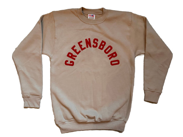 Greensboro Arched Felt Sweatshirt - Hudson’s Hill