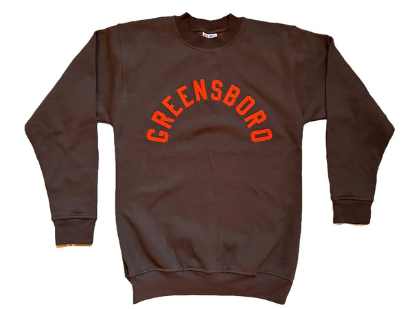 Greensboro Arched Felt Sweatshirt - Hudson’s Hill