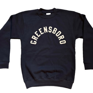 Greensboro Arched Felt Sweatshirt - Hudson’s Hill