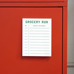 Grocery Run Notepad - Hudson’s Hill