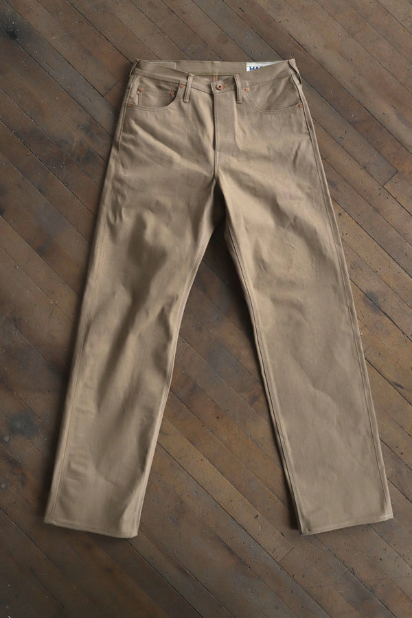 HARDENCO - 303 Fullcut Tan Selvedge Denim Jeans - Hudson’s Hill