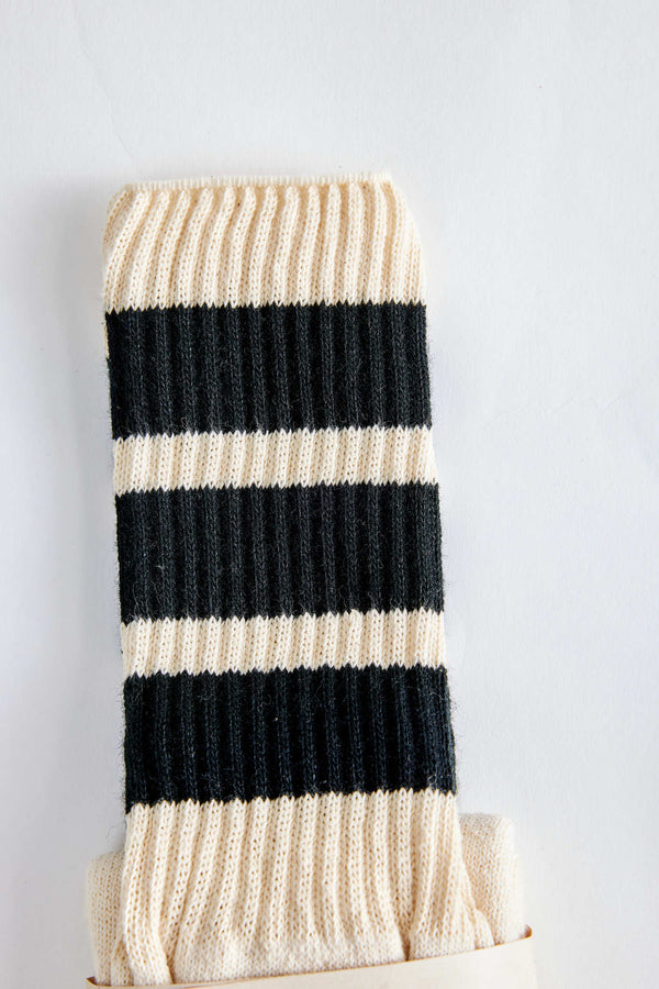 HH Classic Tube Sox for Athletic Use - Natural/Black - Hudson’s Hill