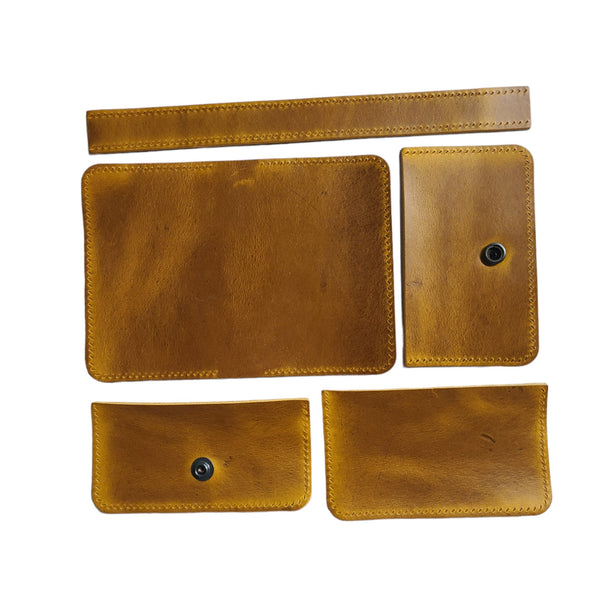 HH DIY Kit - Leather Vertical Snap Wallet - Hudson’s Hill