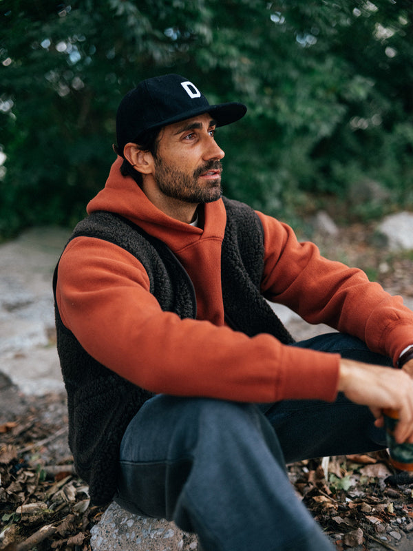 Soft Goods core hoodie cayenne lifestyle