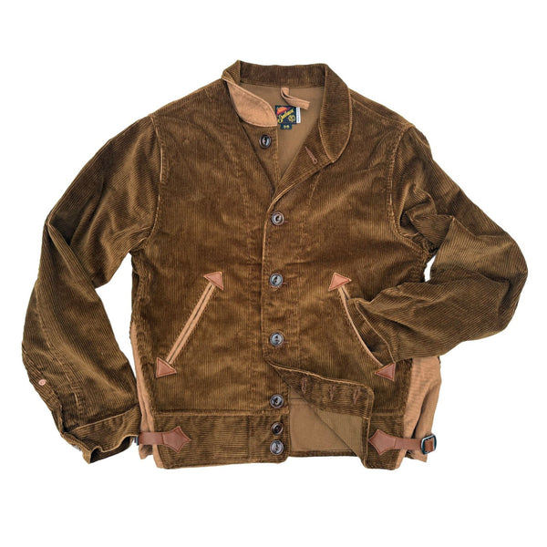Mister Freedom - "Mattock" Brown Corduroy Campus Blouse - Hudson’s Hill