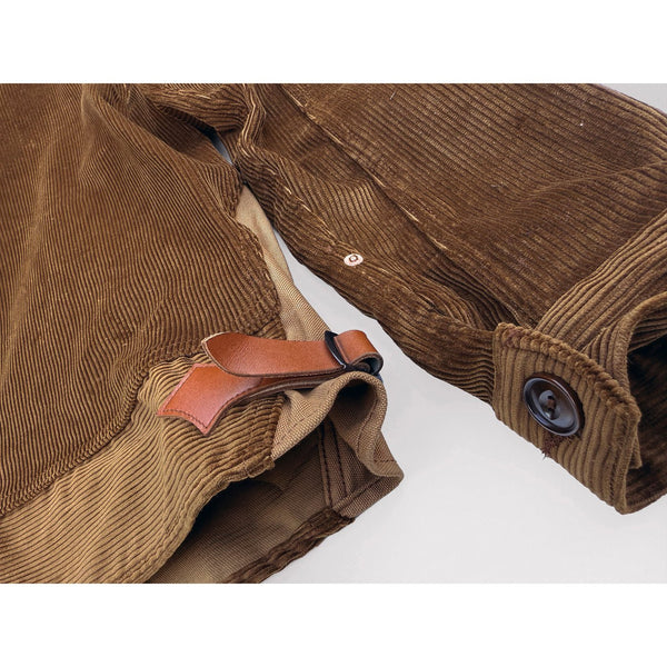 Mister Freedom - "Mattock" Brown Corduroy Campus Blouse - Hudson’s Hill
