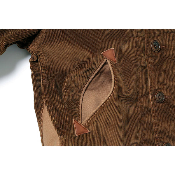 Mister Freedom - "Mattock" Brown Corduroy Campus Blouse - Hudson’s Hill