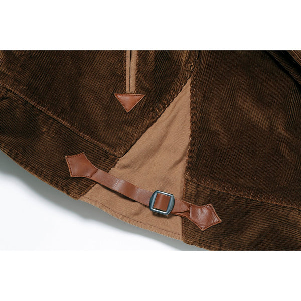 Mister Freedom - "Mattock" Brown Corduroy Campus Blouse - Hudson’s Hill