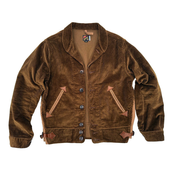 Mister Freedom - "Mattock" Brown Corduroy Campus Blouse - Hudson’s Hill