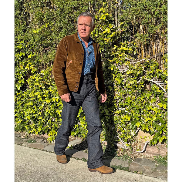 Mister Freedom - "Mattock" Brown Corduroy Campus Blouse - Hudson’s Hill