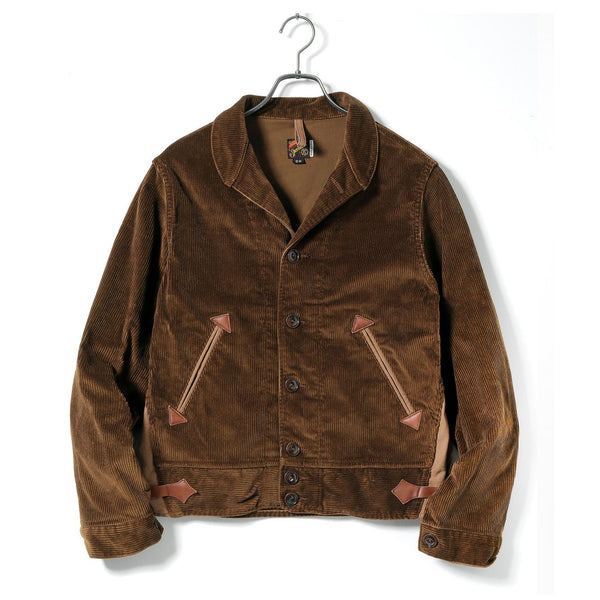 Mister Freedom - "Mattock" Brown Corduroy Campus Blouse - Hudson’s Hill