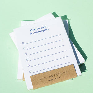 Slow Progress is Still Progress - Risograph Checklist - Hudson’s Hill