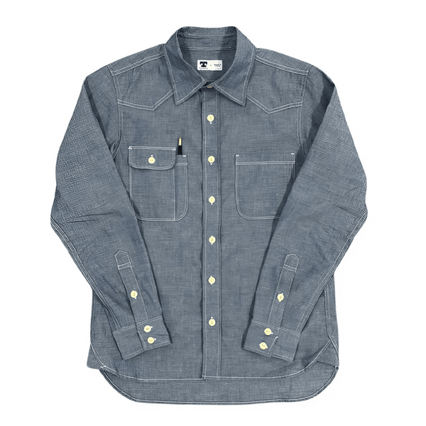 Tellason Topper Shirt - Chambray - Hudson’s Hill