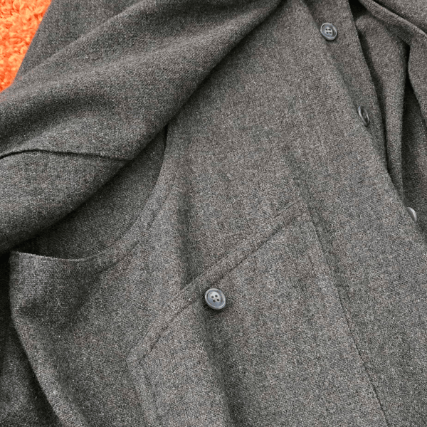 Vested Wool & Suede Cape - Hudson’s Hill