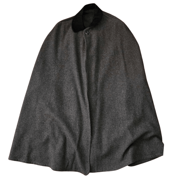 Vested Wool & Suede Cape - Hudson’s Hill