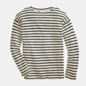 Whaler Knits - Nantucket Striped Boat Neck Pullover - Hudson’s Hill