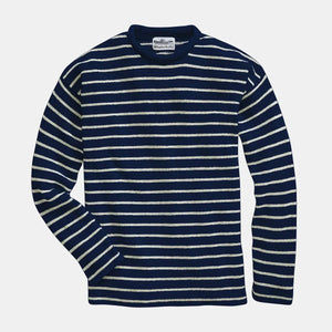Whaler Knits - Nantucket Striped Roll Neck Pullover - Hudson’s Hill