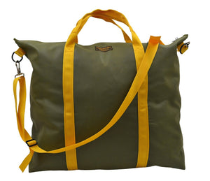 118 Products - Olive Drab & Gold Rubberized Canvas Dopp Porter - Hudson’s Hill
