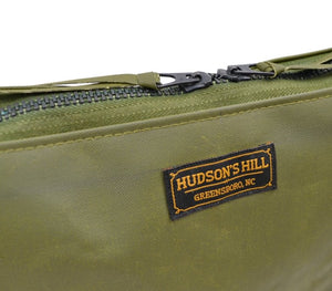 118 Products - Olive Drab Rubberized Canvas Dopp Kit - Hudson’s Hill