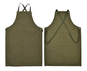 118 Products - Two Pocket OD #7 Canvas Apron - Hudson’s Hill