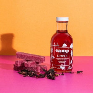Camp Craft Cocktail - Hibiscus Simple Syrup - Hudson’s Hill