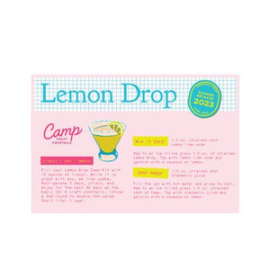 Camp Craft Cocktail Jar - Lemon Drop - Hudson’s Hill