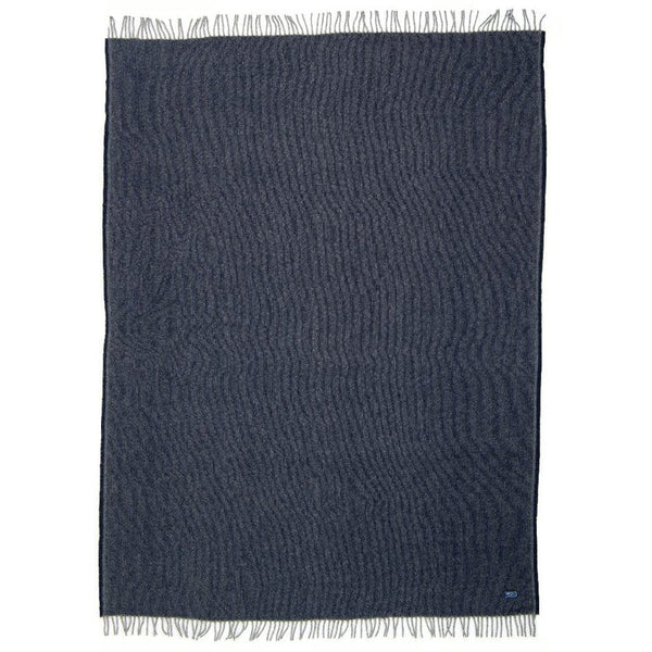 Fairbault Mill Ashby Blanket - Navy - Hudson’s Hill