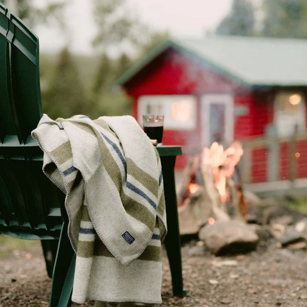 Fairbault Mill Cabin Wool Throw (2 Colors) - Hudson’s Hill