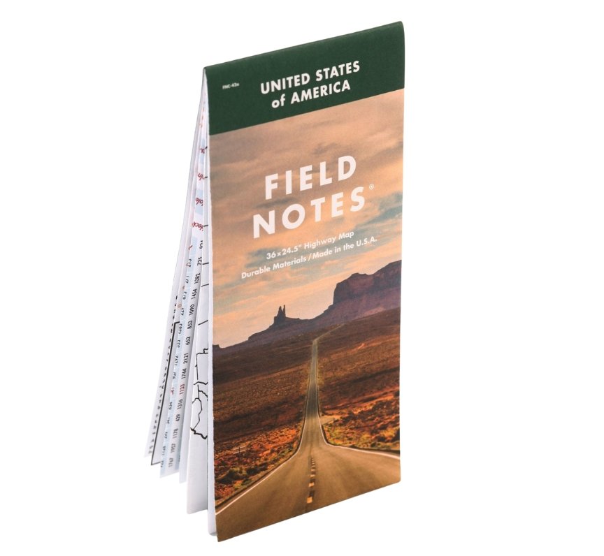 Field Notes National Highway Map - Hudson’s Hill