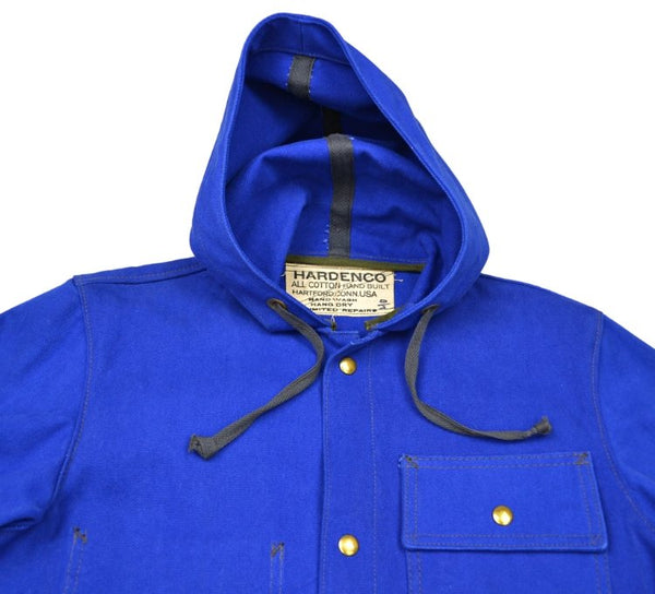 HARDENCO - Waxed Canvas Rain Jacket Blue - Hudson’s Hill