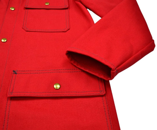HARDENCO - Waxed Canvas Rain Jacket Red - Hudson’s Hill