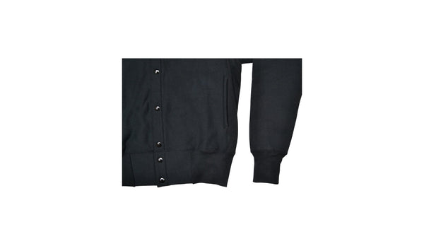 HH Champion Snap Front Hooded Sweatshirt - Black - Hudson’s Hill