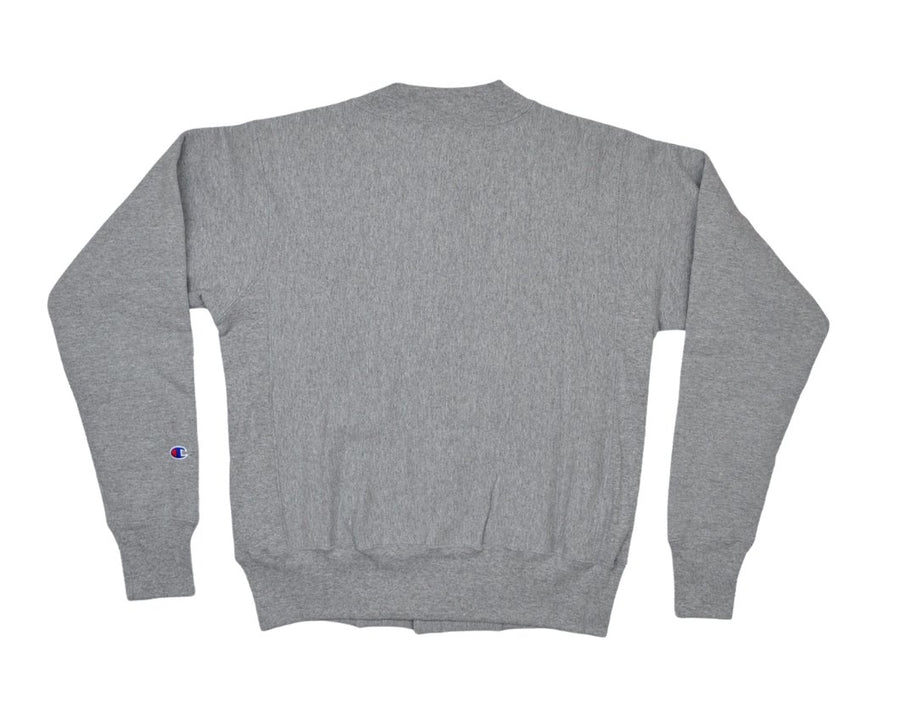 HH Champion Snap Front Sweatshirt - Grey - Hudson’s Hill