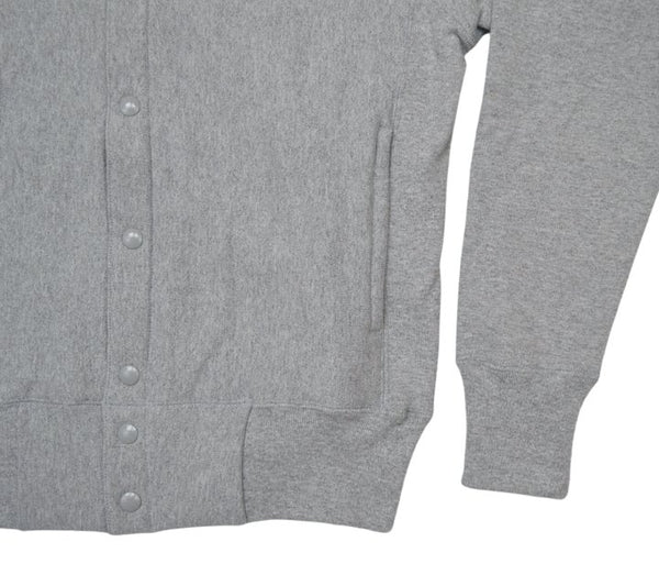 HH Champion Snap Front Sweatshirt - Grey - Hudson’s Hill