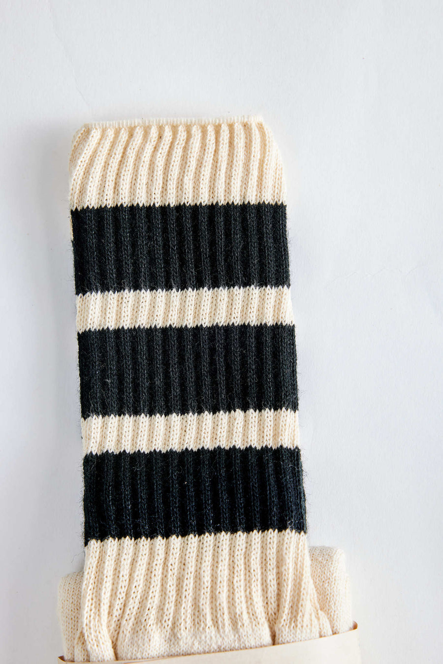 HH Classic Tube Sox for Athletic Use - Natural/Blk Stripe - Hudson’s Hill