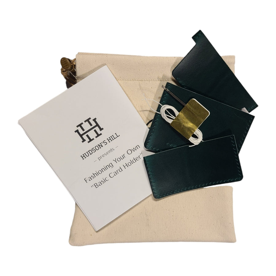 HH DIY Kit - Leather Card Holder - Hudson’s Hill