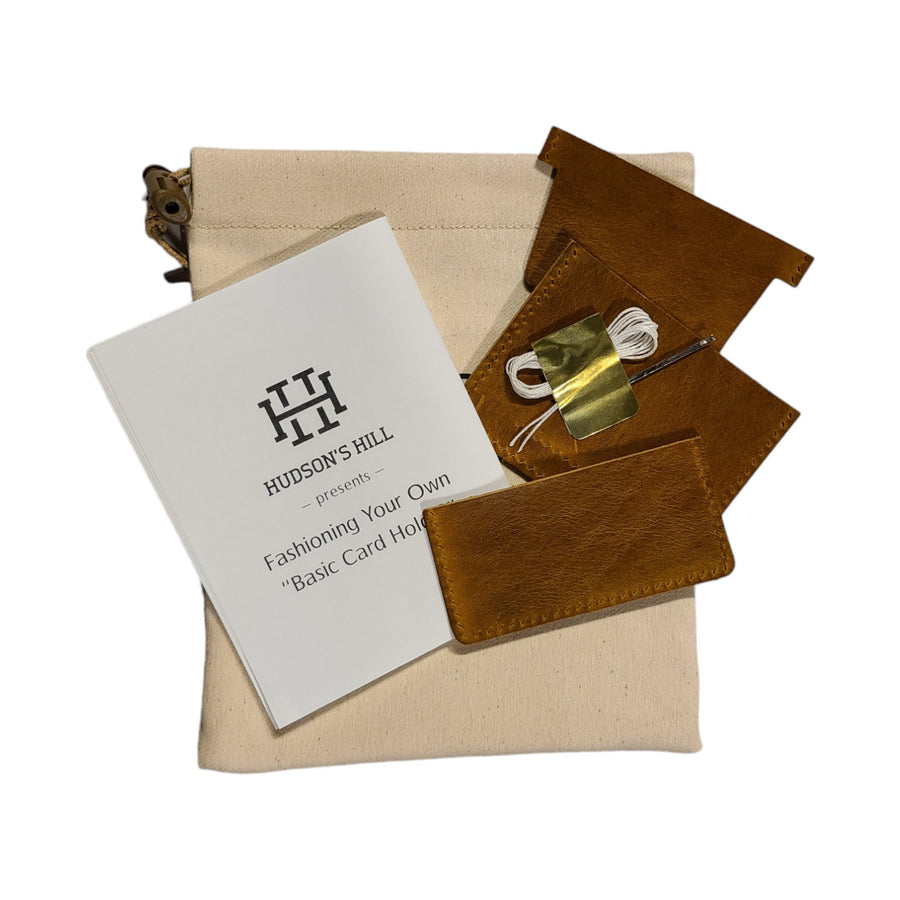 HH DIY Kit - Leather Card Holder - Hudson’s Hill